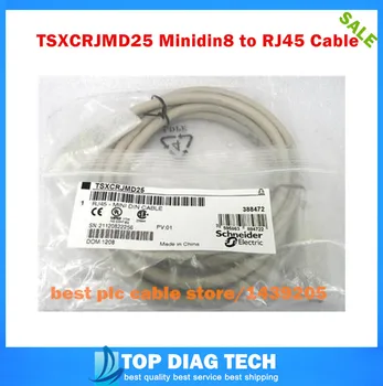 

High quality Micro Premium Twido PLC Programming Cable ,TSXCRJMD25 Minidin8 to RJ45 Cable for Schneider TSXCUSB485 Converter