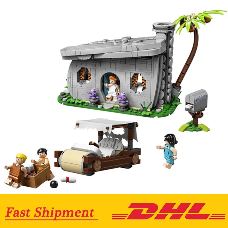 

51001 The Flintstones Collectible Toys Competible With Legoing 21316 Model Blocks Bricks Kids Toys Educational Christmas Gifts