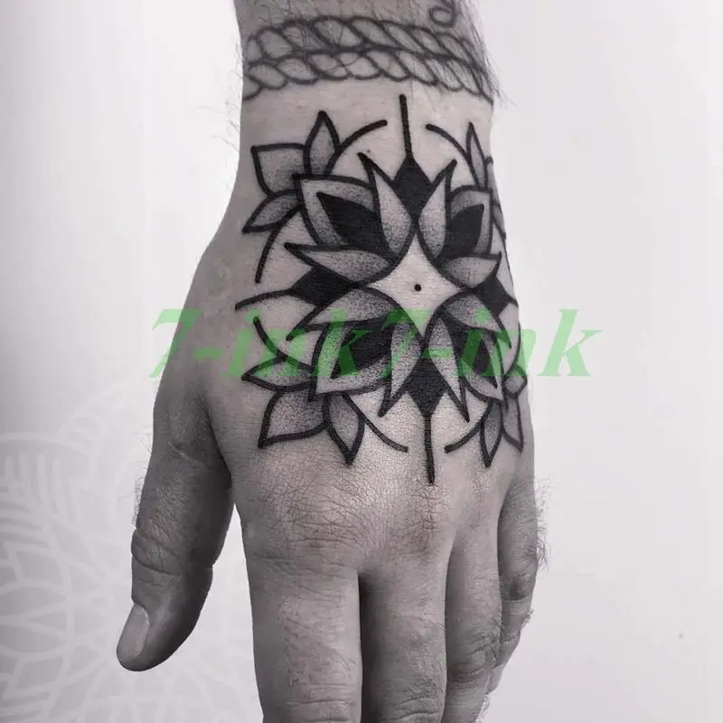 Водостойкие Временные татуировки, наклейки blackcool flower tatouage temporaire, Водная передача, поддельные татуировки, флеш-тату для мужчин и женщин