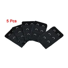 5 шт. Бюстгальтер черный 2x3 Крючки удлинитель ремень