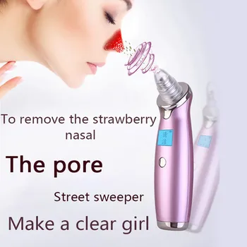 

Facial Diamond Blackhead Remover Pore Vacuum Acne Pimple Removal Dermabrasion Machine Face Clean Skin Care Vacuum Suction Tool
