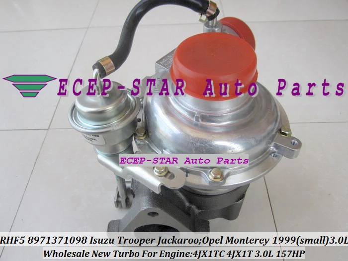 RHF5 098 8971371098 Turbo Turbocharger For ISUZU Trooper 1999-04 HOLDEN Jackaroo OPEL Monterey 4JX1TC 4JX1T 3.0L 157HP