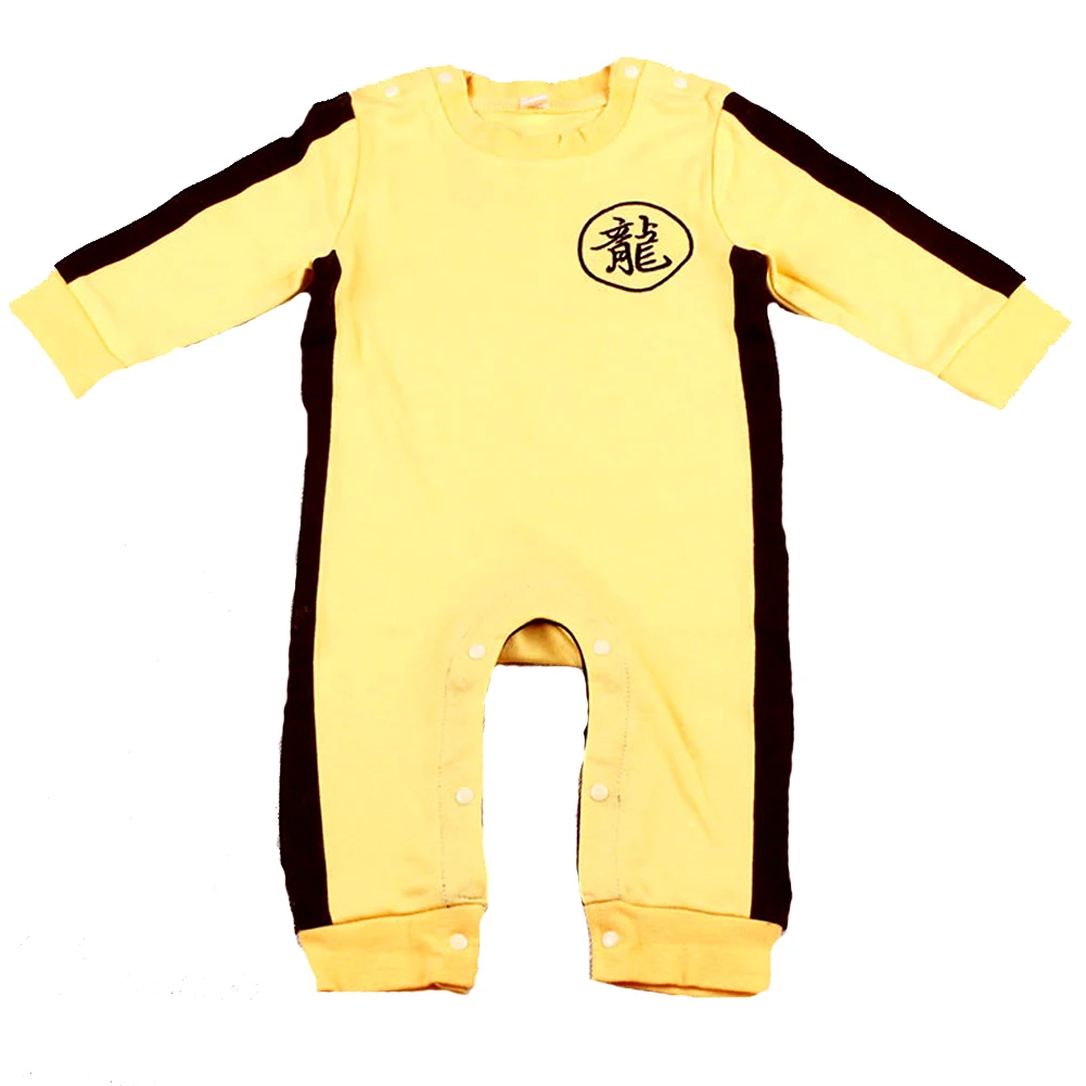 

Fairy Baby Baby Boys's Kung Fu Onesie Long Sleeve Jumpsuit