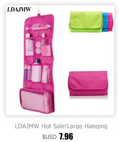 LDAJMW многофункциональная сумка для хранения макияжа, женская косметичка для макияжа, чехол, сумочка для туалетных принадлежностей, органайзер, подвесная дорожная сумка для стирки