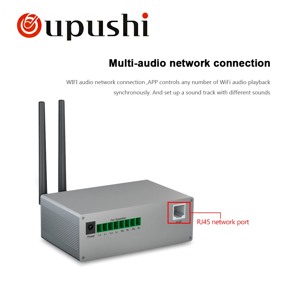 MUZO Интеллектуальный Wifi усилитель коробка модуль без необходимости подключения