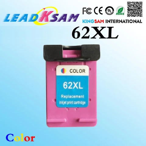 1 PCS Color Ink Cartridge compatible For HP62 HP62XL 62 XL 62XL Envy 5640 5660 7640 5540 5544