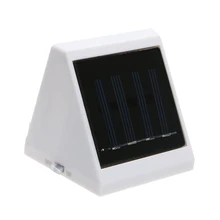 2017 Outdoor 4 LED Solar Powered Stairs Fence Garden Security wall Lamp Waterproof Solar Lamp Solar Lights Free Shipping NG4S