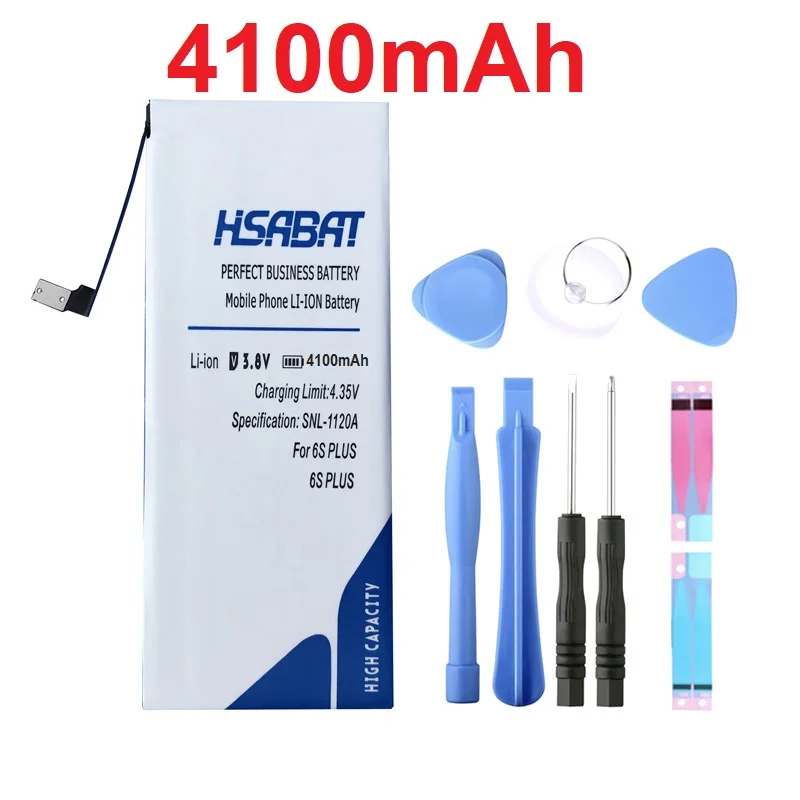 

HSABAT 100% New 4500mAh Battery for iPhone 6 Plus for 6S Plus Replacement for iPhone 6 Plus 5.5'' Battery tools+Sticker