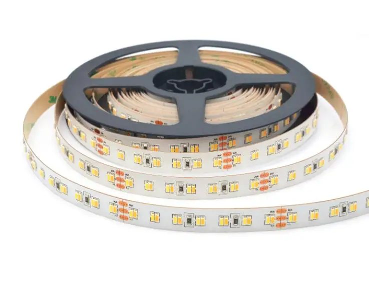 SDM3014 CCT Светодиодная лента DC24V Регулируемая 224Led/m CRI&gt 90 белая печатная плата гибкая