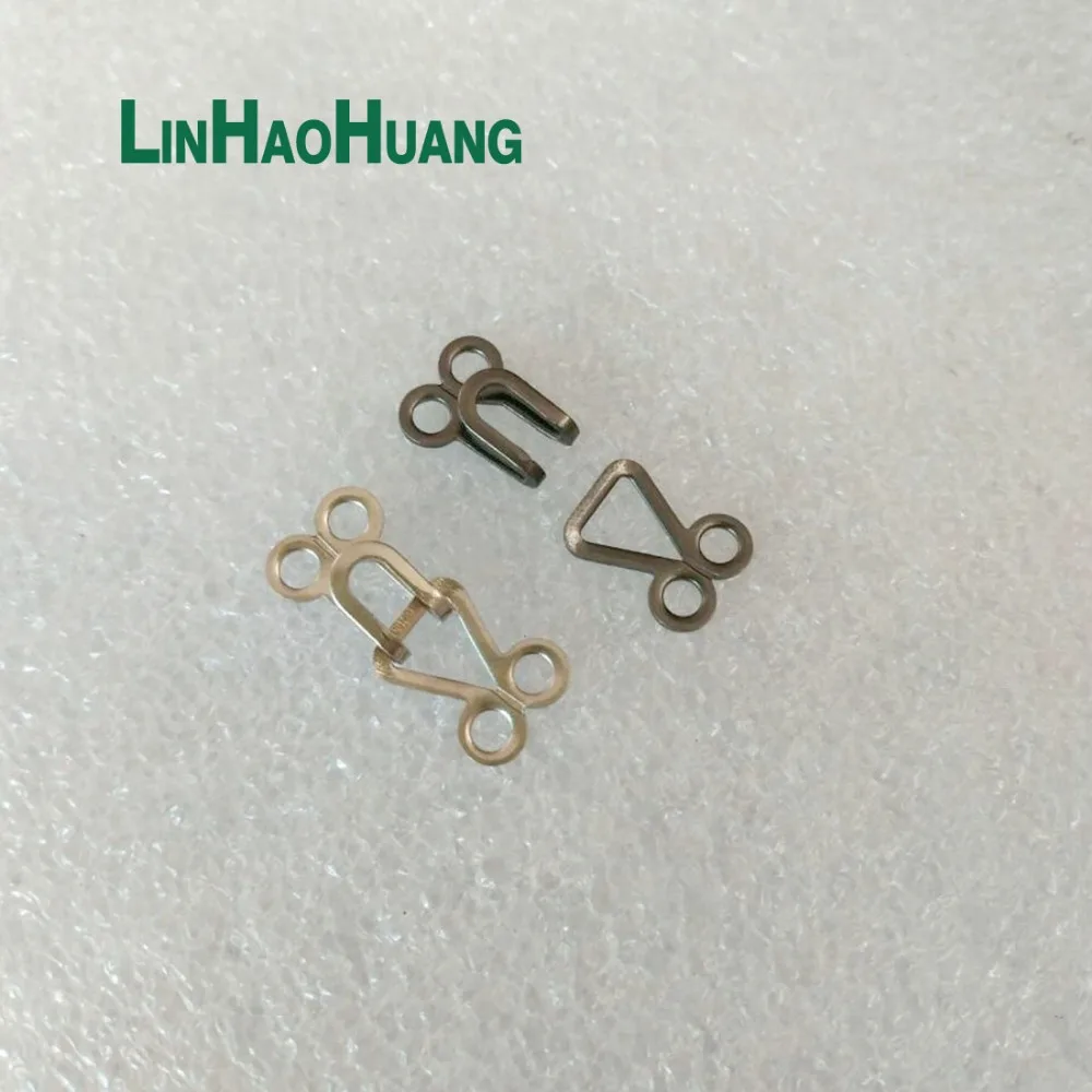 

Wholesale free shipping 100sets/lot metal bra underwear hooks and eyes pant skirt small hook and eye 2017091502