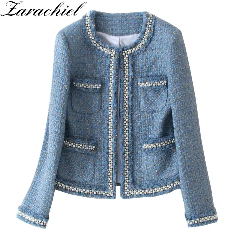 zara pearl jacket