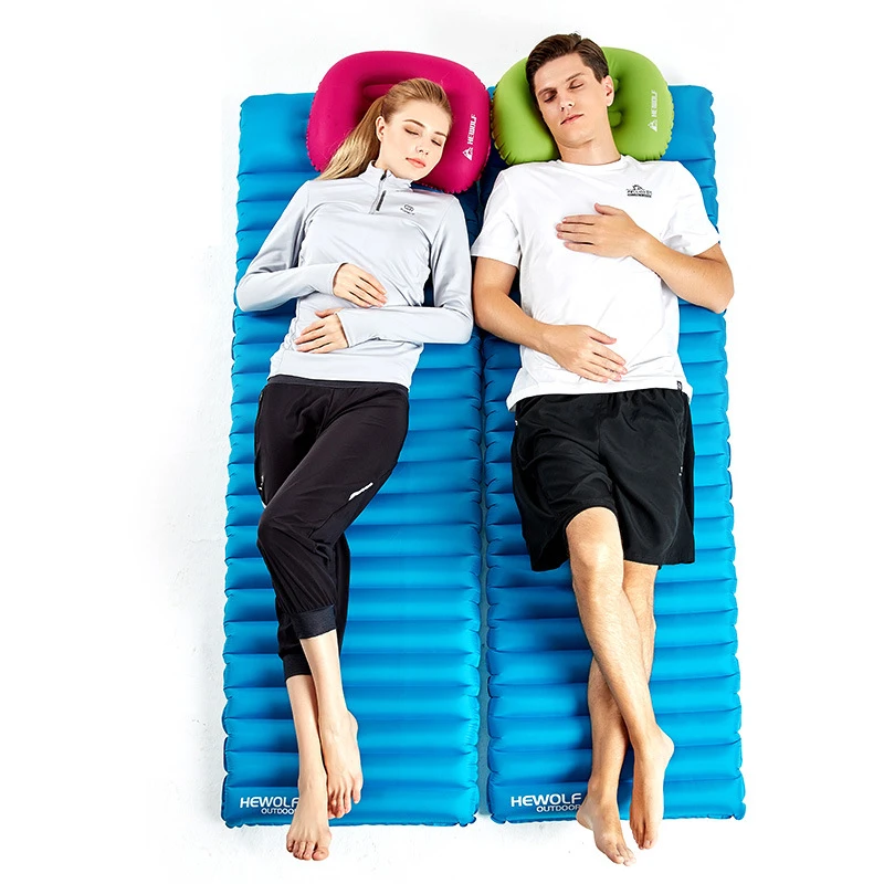  VILEAD Portable Air Mattress Ultralight Inflatable Cushion Sleeping Pad for Camping Hiking Backpack