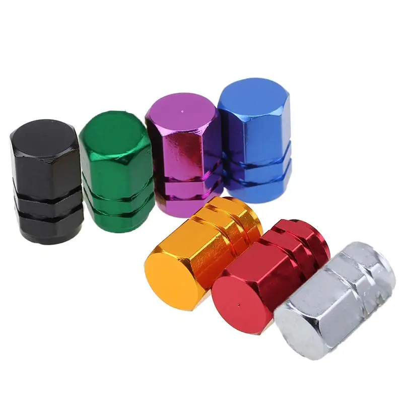 Car Tire Valve Caps Motorcycle Aluminum Wheel Accessories Universal Cap