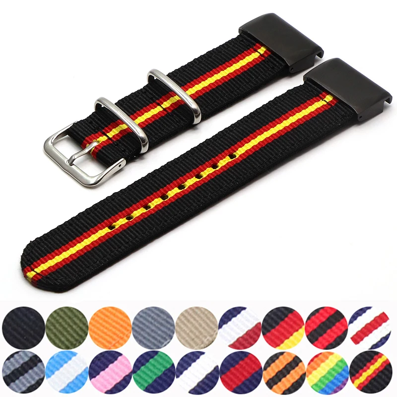 

20mm/22mm/26mm Quick Fit Tecido Nylon Watch Strap Band para Garmin Fenix 5X/ 5X Plus/Fenix Fenix 3/3 HR 5 5S Mais o Esporte Wris