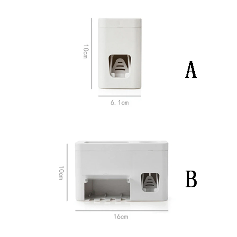 Многофункциональный автоматический комплект для зубной пасты настенная подставка для зубных щеток установленный Диспенсер зубной пасты