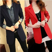 plus size 3XL 2015 blazer feminino women casual suit jacket blaser femininos elegant slim blazers female workwear office coats