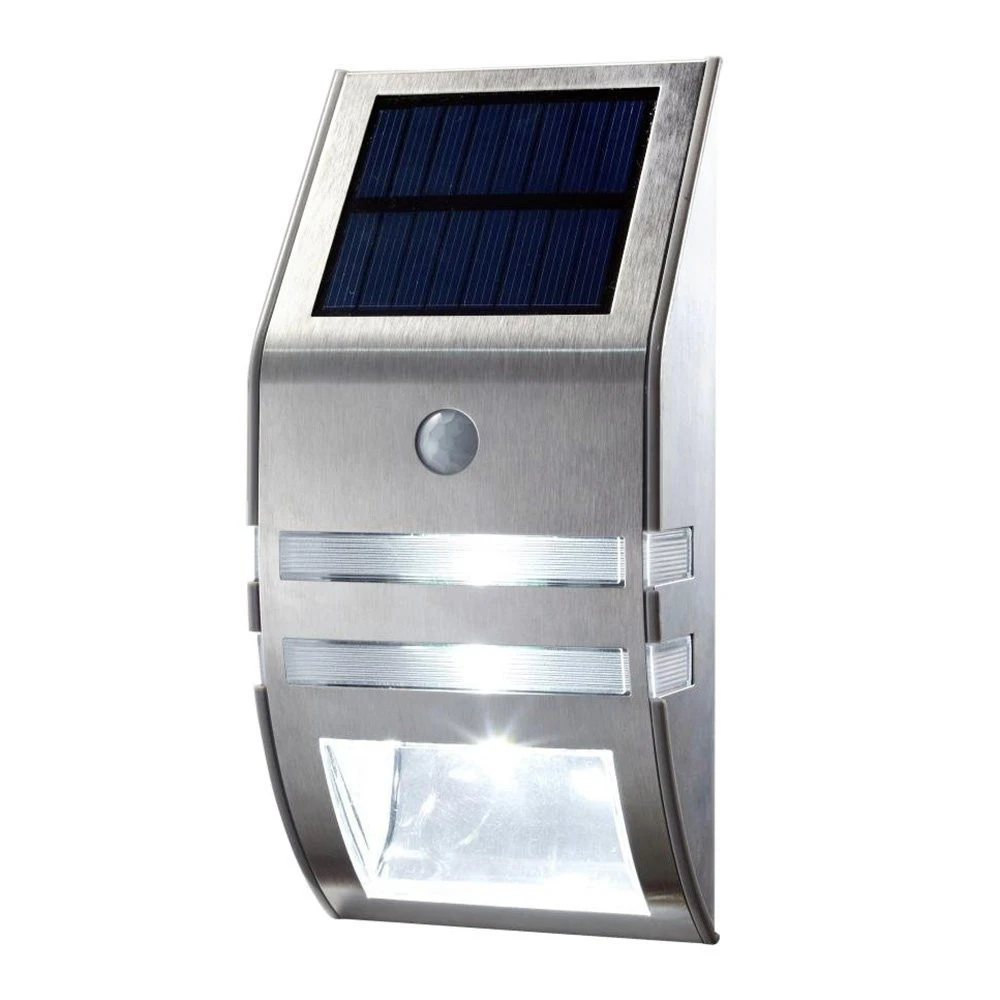 Kreek stad Politieagent 1X Zilver Led Solar Wandlamp PIR Bewegingssensor Tuinverlichting Muur  Motion PIR Lamp, duurzaam Rvs Solar Wandlamp|solar wall lamp|led solarsolar  wall - AliExpress