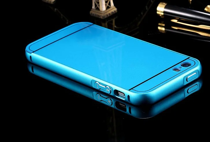 Deluxe Super Slim Aluminum Metal Hybrid Hard Mobile Phone Case For Apple iPhone 5 5s 4 4S Durable Protective Back Cover Bag |