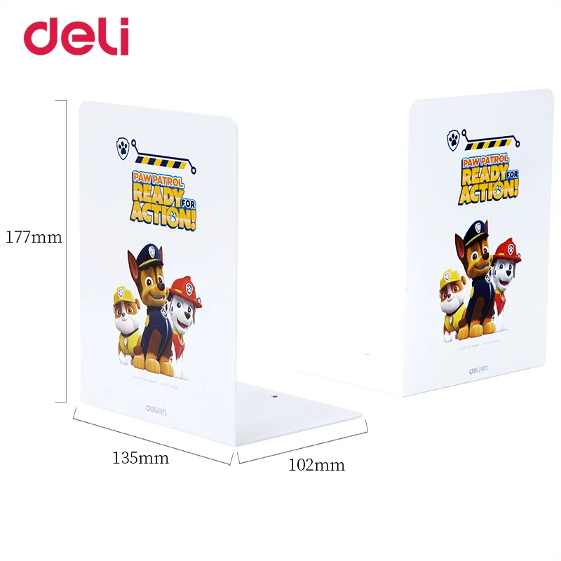 

Deli Paw Patrol 2pcs Student book holder book stand desktop book reading frame metal bezel stationery supplies wholesale