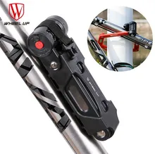 WHEEL UP Anti-theft Alloy Steel Bicycle Lock Professional Floding Bike Lock Foldable With Password Anti-cut Safety Cycling Lock