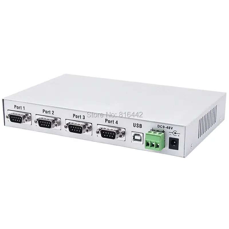 

Free shipping USB to 4 ports RS232 serial converter com port adapter UT-860