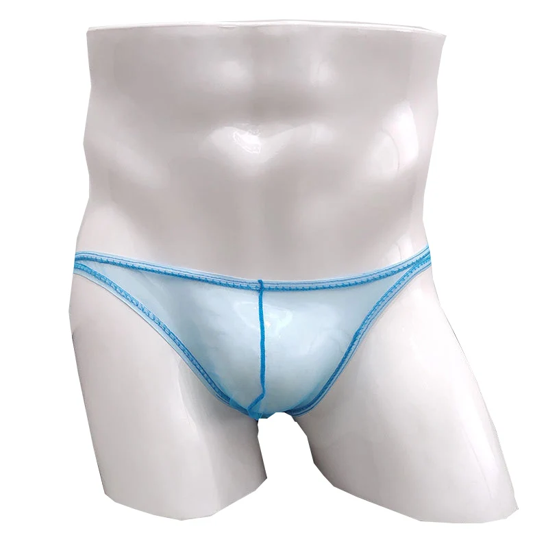 Прозрачные мужские трусы прозрачные дышащие с низкой талией размер L XXL|panties