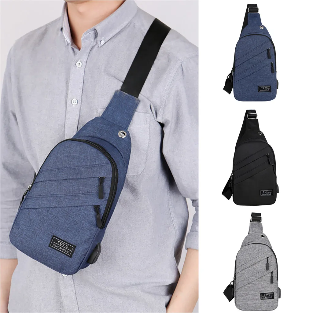 

Men Small Bag Wild Messenger Bag Fashion One Shoulder Plaid Chest Bag Small Flap High Quality Casual Female Bags