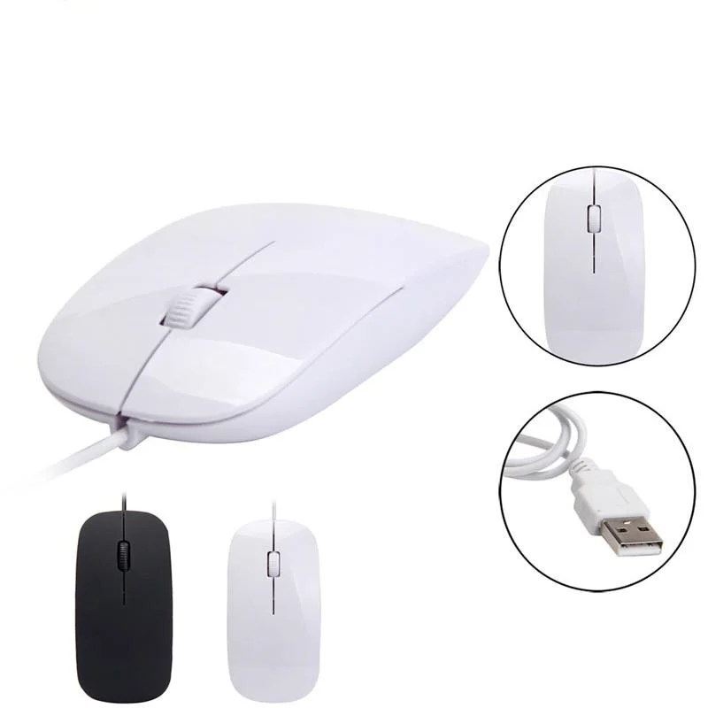 

USB Optical Computer Mouse for PC Laptop 1200 DPI USB Wired Optical Gaming Office Mice