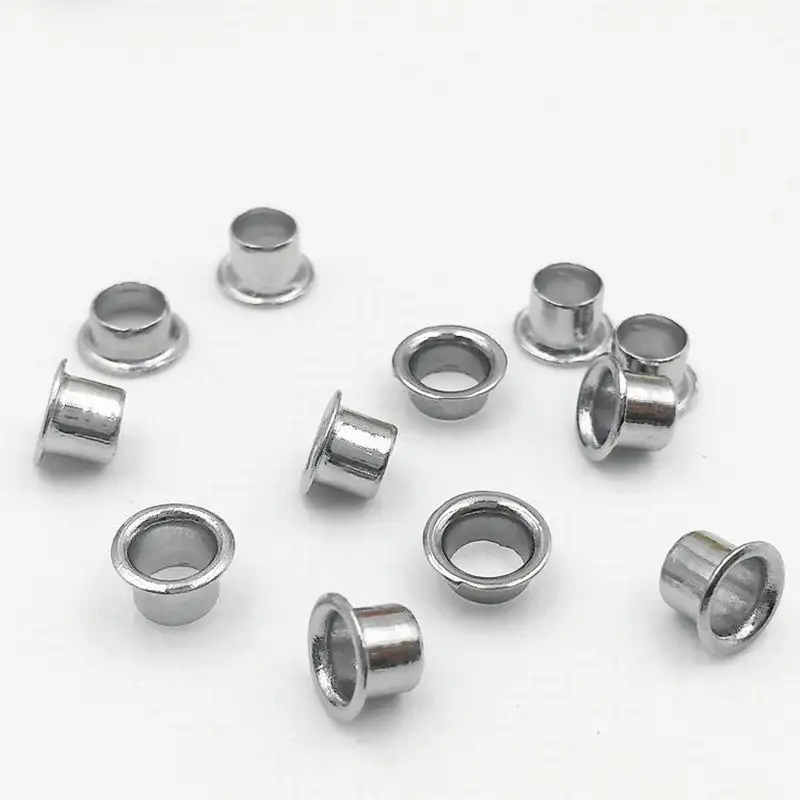 100PCS/lot 0.4cm 316L Stainless Steel Silver Color Hollow rivet for DIY