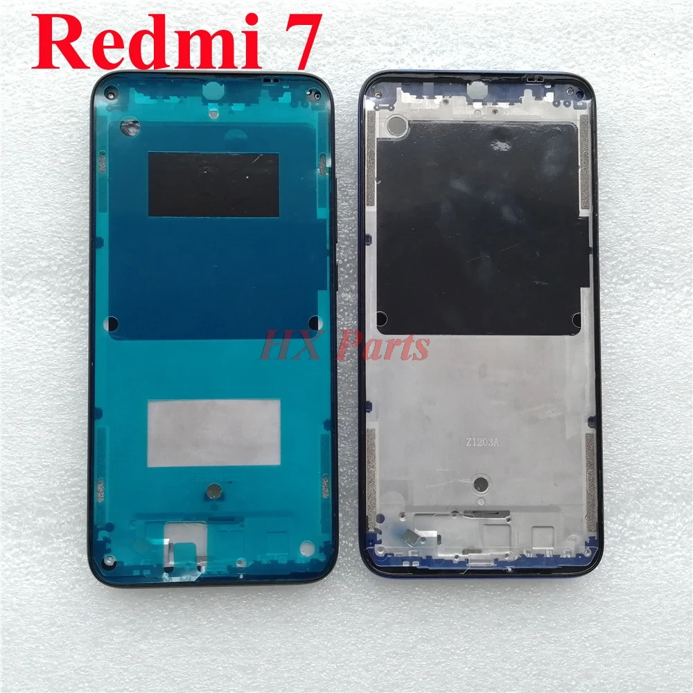 

6.26" LCD Frame For Xiaomi Redmi 7 Front frame Bezel Frame Faceplate Housing Case Repair Part Black/Blue