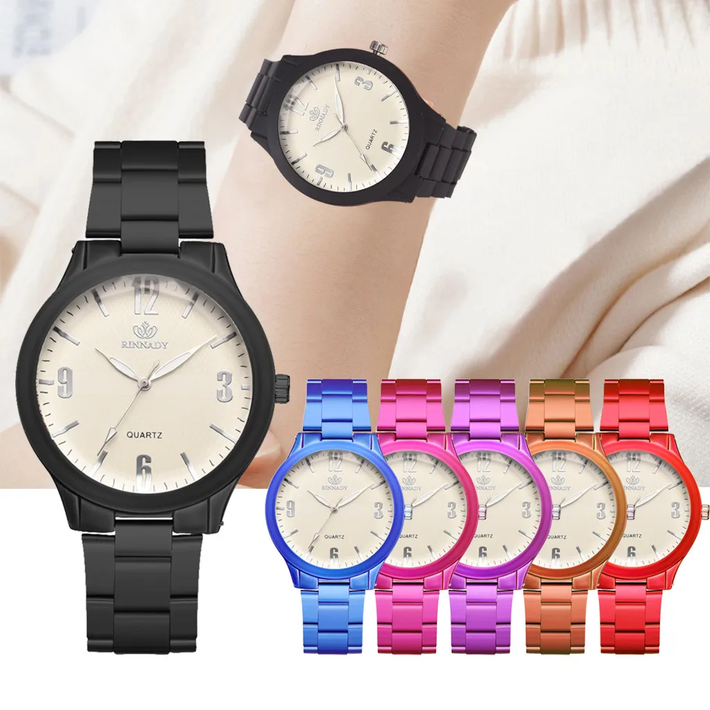 Роскошные Брендовые повседневные золотые часы для женщин и мужчин браслет