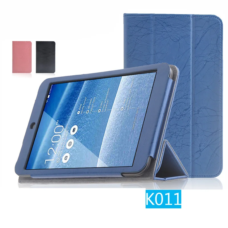 

Slim Folio Stand Print PU Leather Skin Case Funda Cover For Asus MeMO Pad 8 ME181 ME181C M81C-1B016W K011 K01G 8" + Film + Pen
