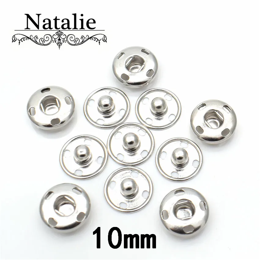 50sets Snap Fasteners Press Metal Sewing Button Copper Material Used