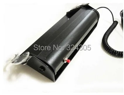 

1 set  3 flashing modes 8 LED Dash Strobe Police 8W Flash Emergency Lights WHITE and white