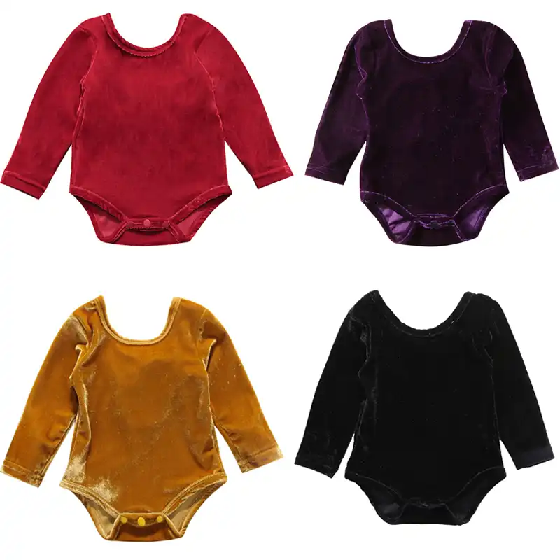 Velvet onesie baby girl Clearance