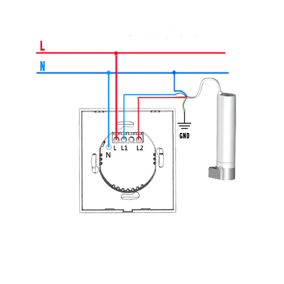 Dooya DT52S 45w Curtain Motor+Tuya app wifi Curtain Switch,Alexa Google Home Smart Voice Control Curtain System,Home Automatic-4