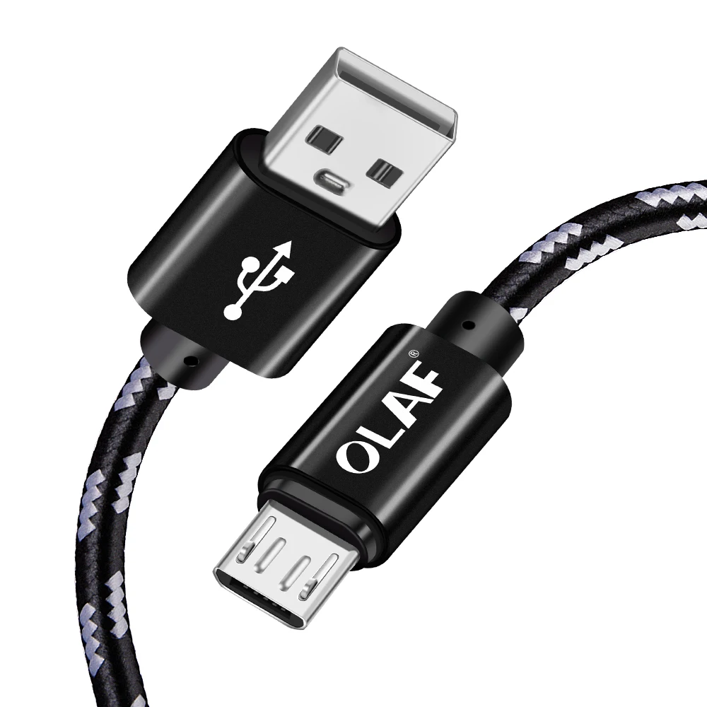 Олаф Micro USB кабель 1 м 2 м 3 м Быстрая зарядка кабель синхронизации данных для huawei Xiaomi samsung LG Microusb Andriod кабели для мобильных телефонов