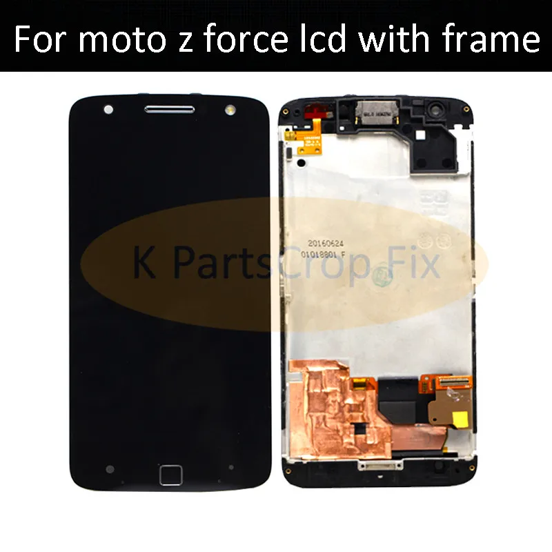 

Screen For Motorola Moto Z Force Droid LCD Display Touch Screen Digitizer with Frame Replacement For Moto Z Force Droid LCD