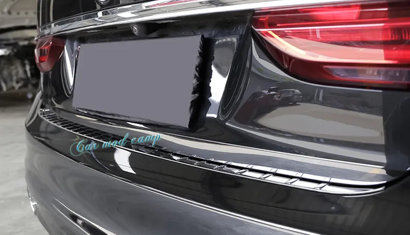 Для BMW 7 серий G11 / G12 2016 2017 внешний задний бампер из нержавеющей стали защитная
