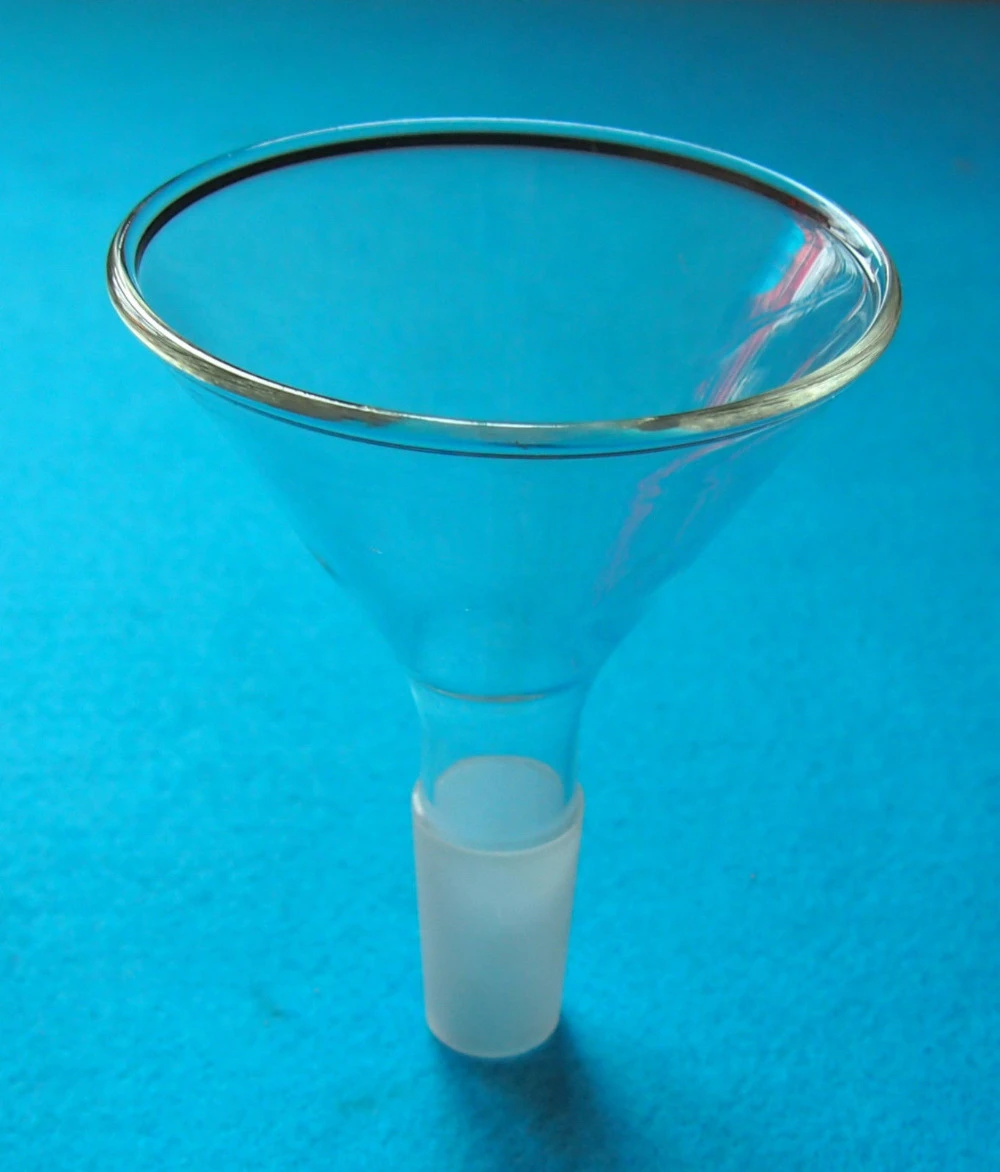 90mm,24/40,glass Powder Funnel,100ml,brand New Chemistry Laboratory