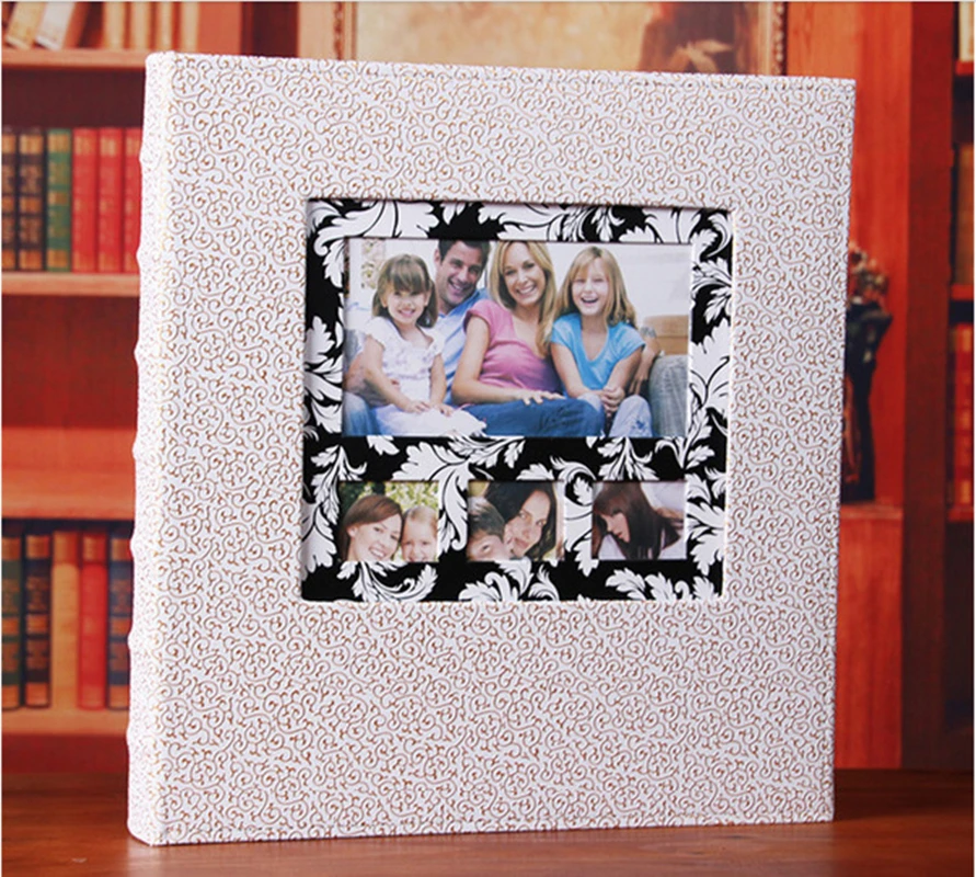 Frameless 600pcs Leather Cheap Photo Album Book Good Quality Family Large Capacity Phot Picture