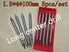 1.5*4*100mm  5pcs/set  4mm petiole 60 degrees High quality HSS Long center drill Pilot drill Free shipping ► Photo 1/2