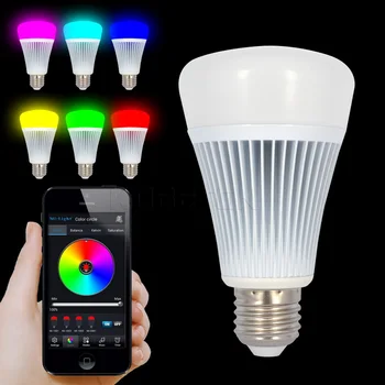 

E27 Smart LED Bulb Wireless Bluetooth 4.0 8W RGB Led Bulb 110V 220V Lamp Smart Lighting lamp Color Dimmable For iOS Android