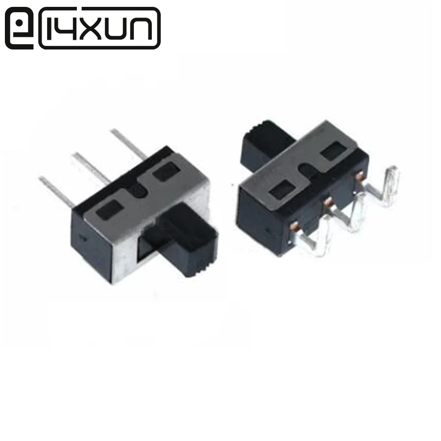 EClyxun 2pcs SS12D10 SS12D11 Toggle Switch 3Pin Straight / Bend Feet 1P2T Handle High 5mm Spacing Of 4.7mm 3A 250V | Обустройство