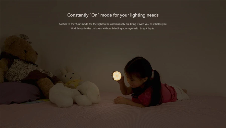 Xiaomi Mijia Yeelight пульт дистанционного управления, перезаряжаемый светодиодный коридор, ночник, магнитный фонарь для смарт-пульта дистанционного управления