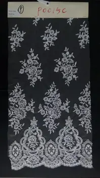 

cheaper price 100% Polyester cord lace fabric for women dress