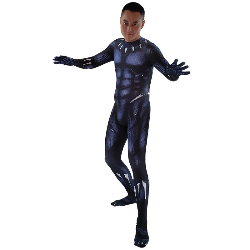 Child Role Playing Tights TheAvengers Black Panther Anime Costume Black leopard tights Kids Cosplay Anime Suit Halloween BOOCRE 