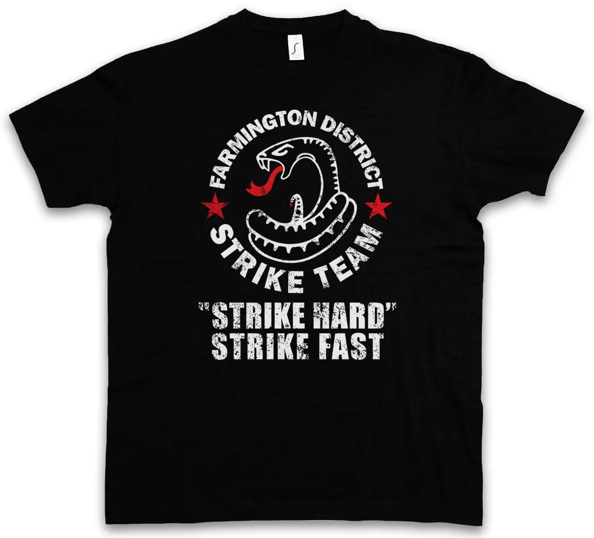 STRIKE TEAM SHIELD T-SHIRT - The Shield Farmington PD Vic Mackey Series Snake 100 % Cotton T Shirt For Boy | Мужская одежда