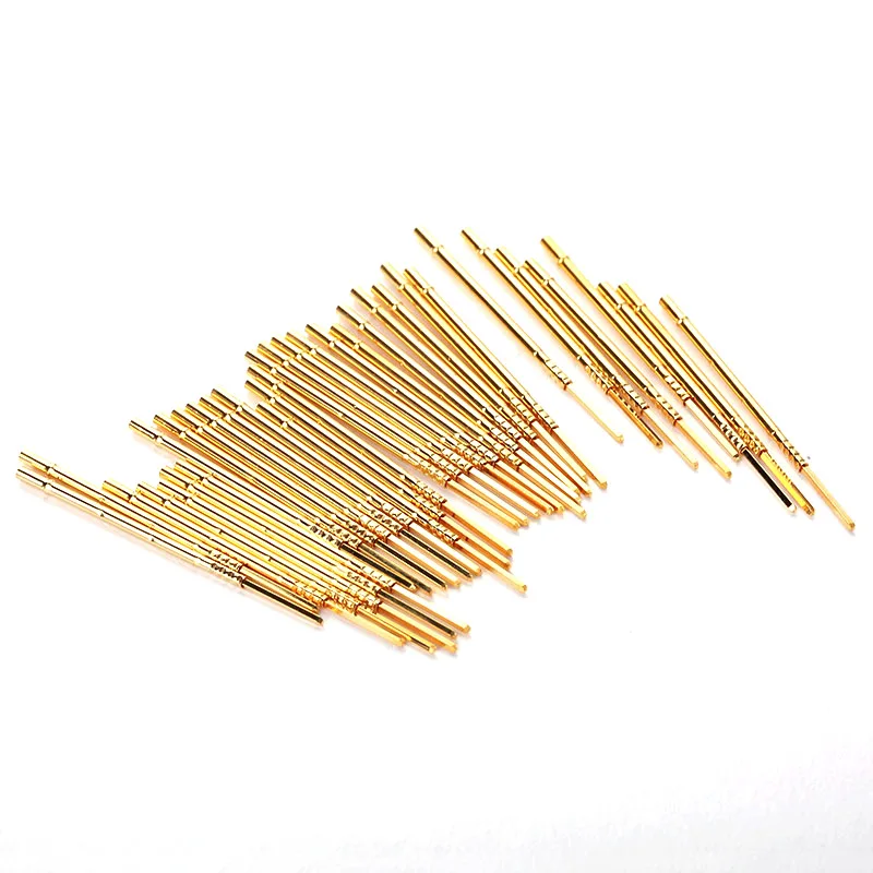 Industrial Supplies Spring Test Probe RM75-3W Brass probe Voltmeter Length 35.8mm Spring Test  Probe Accessories  100PCS