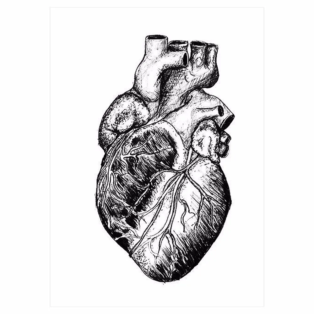 1 Sheet Creative Waterproof Tattoo Paste Paper KM-031 Heart Pattern Decal Temporary Tattoo Sticker for Women Men Makeup Body Art (2)